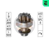 ERA ZN0809 - ENGRANAJE RUEDA LIBRE,ARRANCADOR