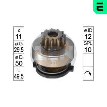 ERA ZN1058 - ENGRANAJE RUEDA LIBRE,ARRANCADOR
