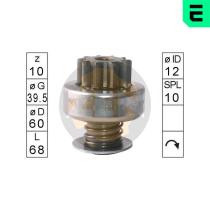 ERA ZN1615 - ENGRANAJE RUEDA LIBRE,ARRANCADOR