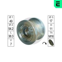 ERA ZN5492 - RUEDA LIBRE ALTERNADOR