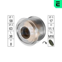 ERA ZN5519 - RUEDA LIBRE ALTERNADOR