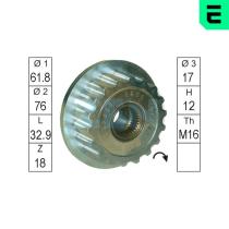 ERA ZN5533 - RUEDA LIBRE ALTERNADOR
