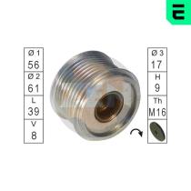 ERA ZN5534 - RUEDA LIBRE ALTERNADOR