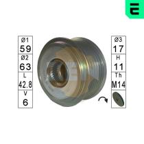 ERA ZN5573 - RUEDA LIBRE ALTERNADOR