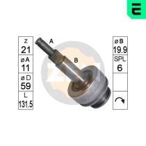 ERA ZN1805 - ENGRANAJE RUEDA LIBRE,ARRANCADOR