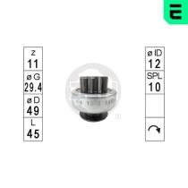 ERA ZN1812 - ENGRANAJE RUEDA LIBRE,ARRANCADOR