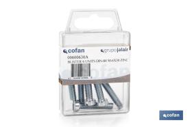 COFAN 00600620A - BL 6 UDS. DIN-84 M-6X20 Z