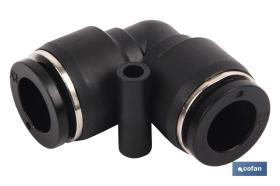 COFAN 05020214 - EMPALME RAPIDO CODO PLASTICO T-14