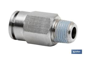 COFAN 05141238 - CONEXION RECTA TUBO 12MM. MACHO 3/8