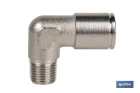 COFAN 05161214 - CONEXION CODO  TUBO 12MM. ROSCA 1/4