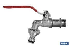 COFAN 06040001 - GRIFO CON MANETA PARA MANGUERA 1/2' X 3/4'