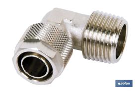 COFAN 06140010 - CODO CONICO MACHO T-8/6 R-3/8