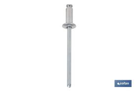 COFAN 07014012 - REMACHE ALUMINIO NORMAL 4 X 12 MM