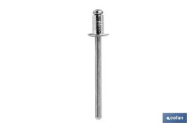 COFAN 07014812AU - BLÍSTER DE 15 UDS. REMACHE DE ALUMINIO 48X12 VENTA UNITARIA