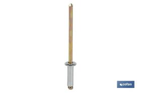 COFAN 07036020 - REMACHE ACERO  6 X 20 MM