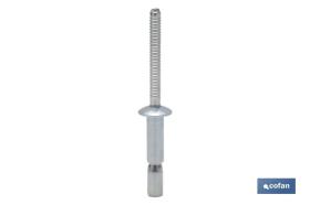 COFAN 07104810 - REMACHE ACERO ESTRUCTURAL 4,8 X 10 MM