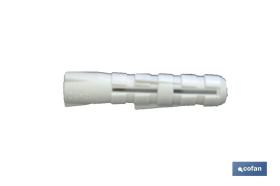 COFAN 07600012A - BL 3 UDS TACO POLIETILENO 12 MM