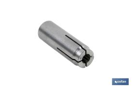 COFAN 07680006 - TACO METAL. EXPANSION GOLPE INOX A-4 M-6