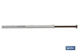 COFAN 07730814 - TACO CON TORNILLO POZIDRIVE 8X140