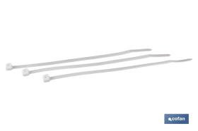 COFAN 08004830N - BRIDAS NYLON BLANCO 4,8 X 300 MM