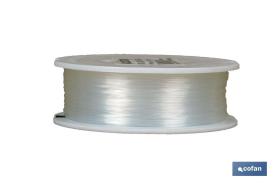 COFAN 08101084 - BLISTER HILO DE SEDAL 0.9 MM 100 MTS BLANCO