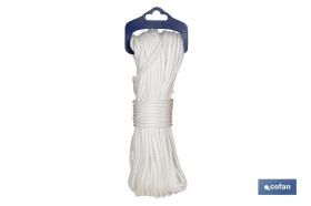 COFAN 08101120 - BLISTER MADEJA CORDON POLI 5MM 10M BLANCO