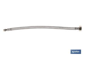 COFAN 08203508 - CONEXIÓN FLEXIBLE INOX M10X1 - H3/8' 35 CM.