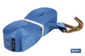 COFAN 08903000B - CINTA 7,5 MTS + GANCHO CERRADO 3000 KGS