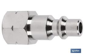 COFAN 09000063 - CONECTOR AIRE ROSCA HEMBRA 1/2'