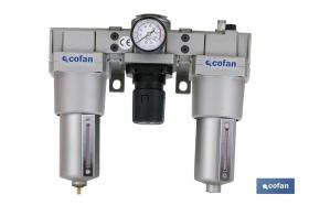 COFAN 09000925 - FILTRO REGULADOR+LUBRICANTE 1/2'