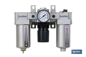 COFAN 09000926 - FILTRO REGULADOR+LUBRICANTE 1'