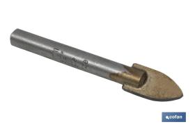 COFAN 09293012 - BROCA OJIVAL PARA VIDRIO, CERÁMICA Y GRES 12MM