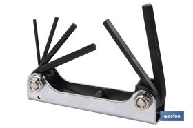 COFAN 09508536 - LLAVERO LLAVES HEXAG. 6 UDS. (2,5-8)