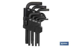 COFAN 09508537 - SET LLAVES TORX 7 UDS. (10-40)