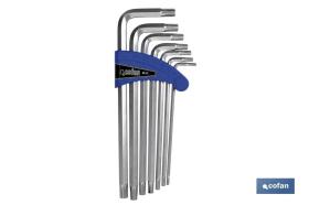 COFAN 09508542 - JUEGO DE LLAVES RIBE 7 PCS. (M4-M10)