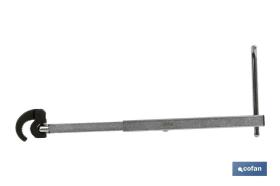 COFAN 09514217 - LLAVE DE LAVABO TELESCÓPICO M-32