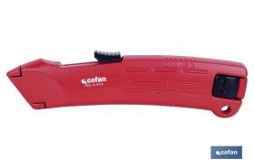COFAN 09514351 - CUTTER RETRACTIL ZAMAK AUTOMÁTICO