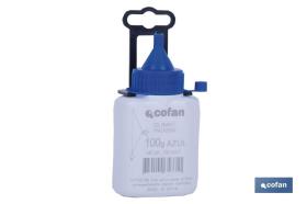 COFAN 09514357 - FRASCO DE POLVO AZUL 100 GRS