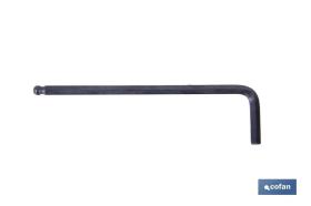 COFAN 09515174U - LLAVE HEXAGONAL CON PUNTA DE BOLA SERIE LARGA M-6 VENTA UNIT