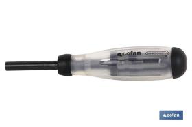 COFAN 09519985 - DESTORNILLADOR CON 6 PUNTAS LARGAS SURTIDAS