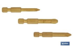 COFAN 09594004 - SURTIDO PUNTAS TIN 1/4' PH-1-2-3 X 50