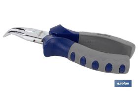 COFAN 09600192 - ALICATES DE PUNTA CURVA M-6 ALTO RENDIMIENTO - 160 MM