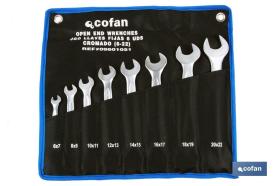 COFAN 09601050 - SET 6 PCS LLAVES FIJAS 6-7 A 16-17