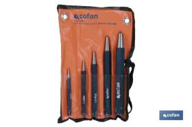 COFAN 09625205 - CONJUNTO 5 PCS GRANETES DE TRAZAR 2-10 MM