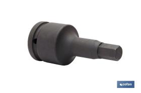 COFAN 09765542 - VASO IMPACTO 3/4' HEXAG. MACHO 14 MM