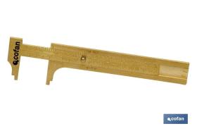 COFAN 09940006 - CALIBRE DE LATÓN 0-100 MM