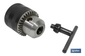 COFAN 09940088 - PORTABROCAS CIERRE CON LLAVE (1-10MM)