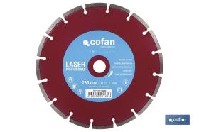 COFAN 10160300 - DISCO DE CORTE UNIVERSAL LÁSER 300X7