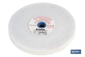 COFAN 10202010 - MUELA ABRAS. BLANCA 250X25X25 GR.80