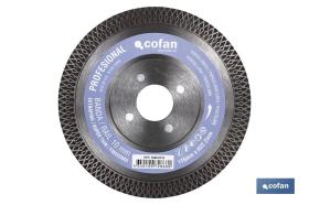COFAN 10280115 - DISCO DIAMANTE PORCELANICO EXTRAFINO H-10MM, 115MM